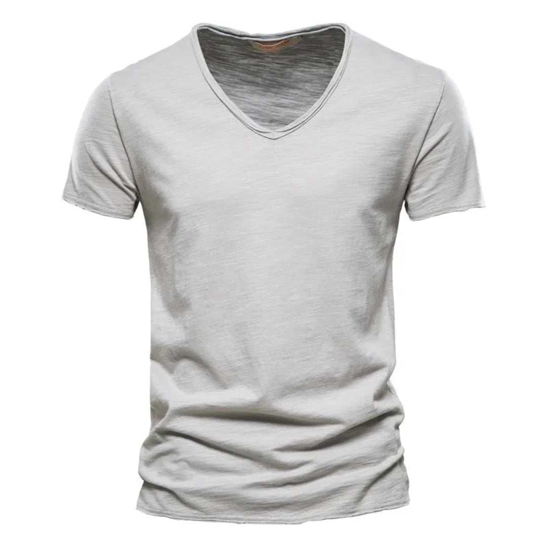 Jackson - T-shirt col V doux au toucher