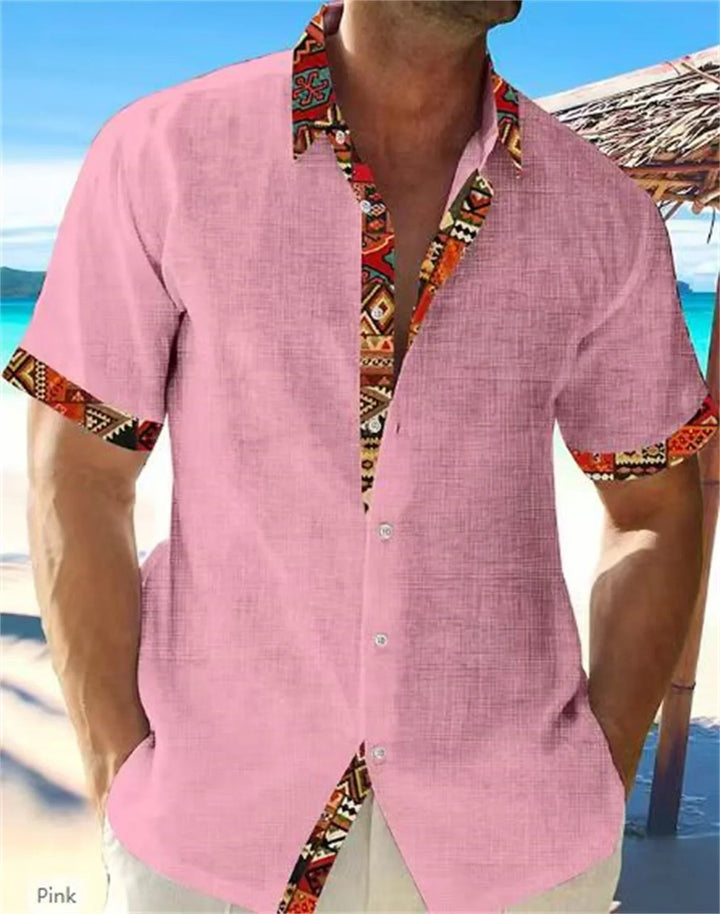 Eastcott - Chemise d'été décontractée à motif ethnique