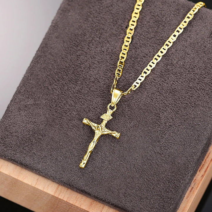 Bayford - Collier pendentif croix brillante