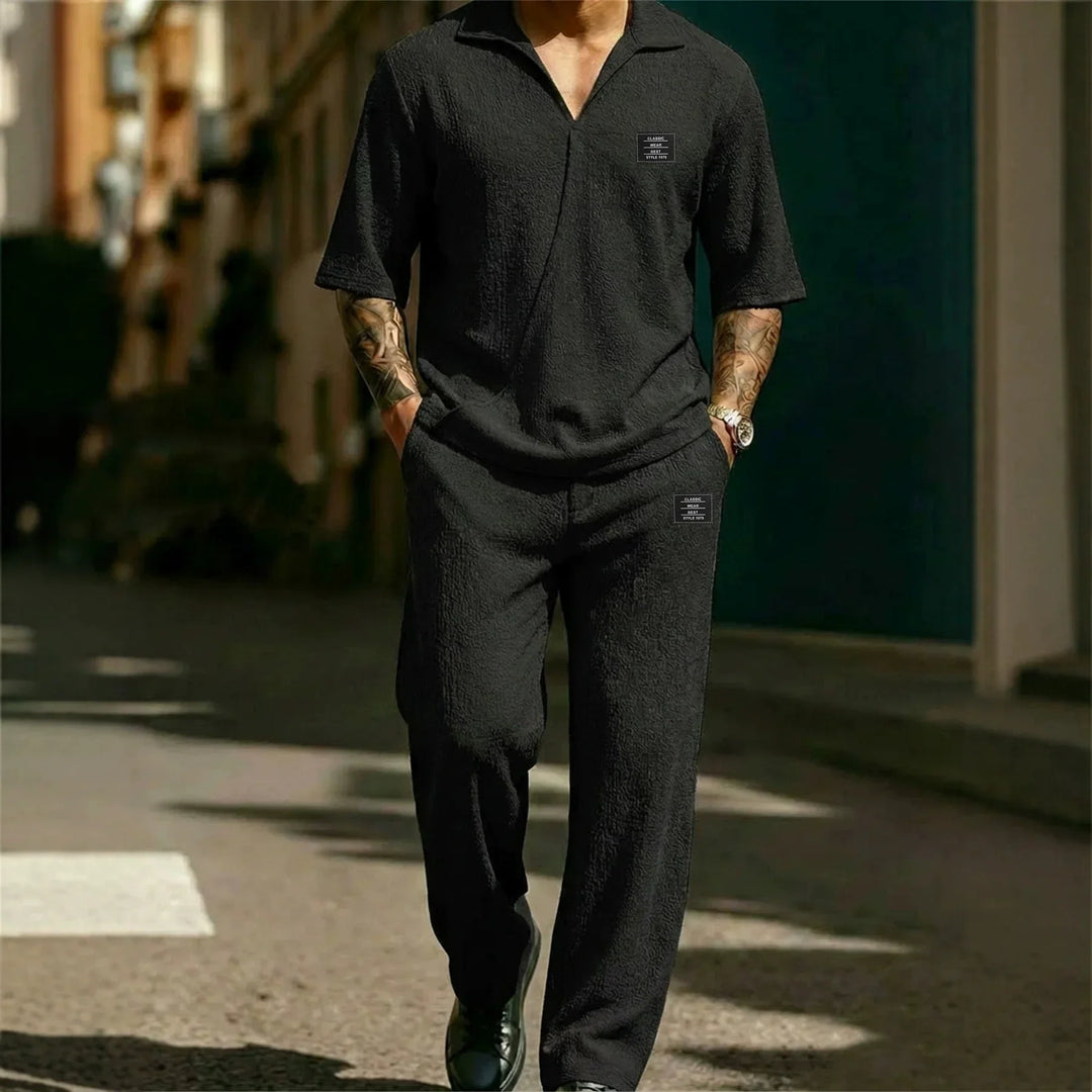 Ansel - Ensemble deux pièces au toucher doux pour homme