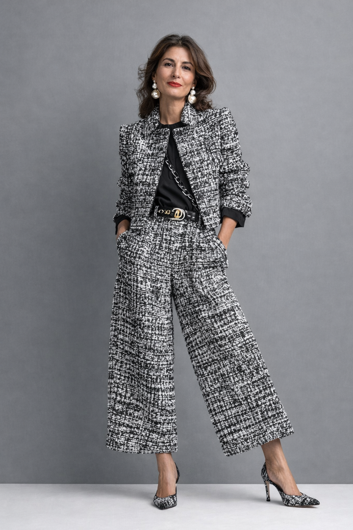Arielyn - Ensemble blazer ajusté et pantalon