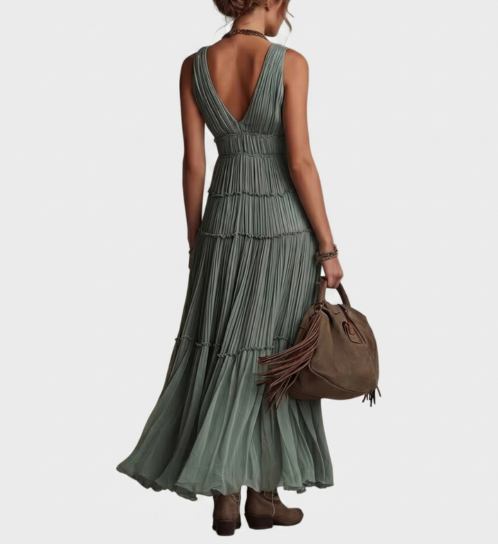 Alexa - Robe longue bohème au toucher doux