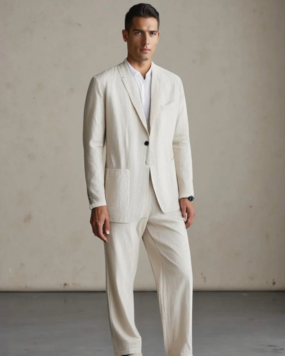 Aldemar - Ensemble en lin sur-mesure