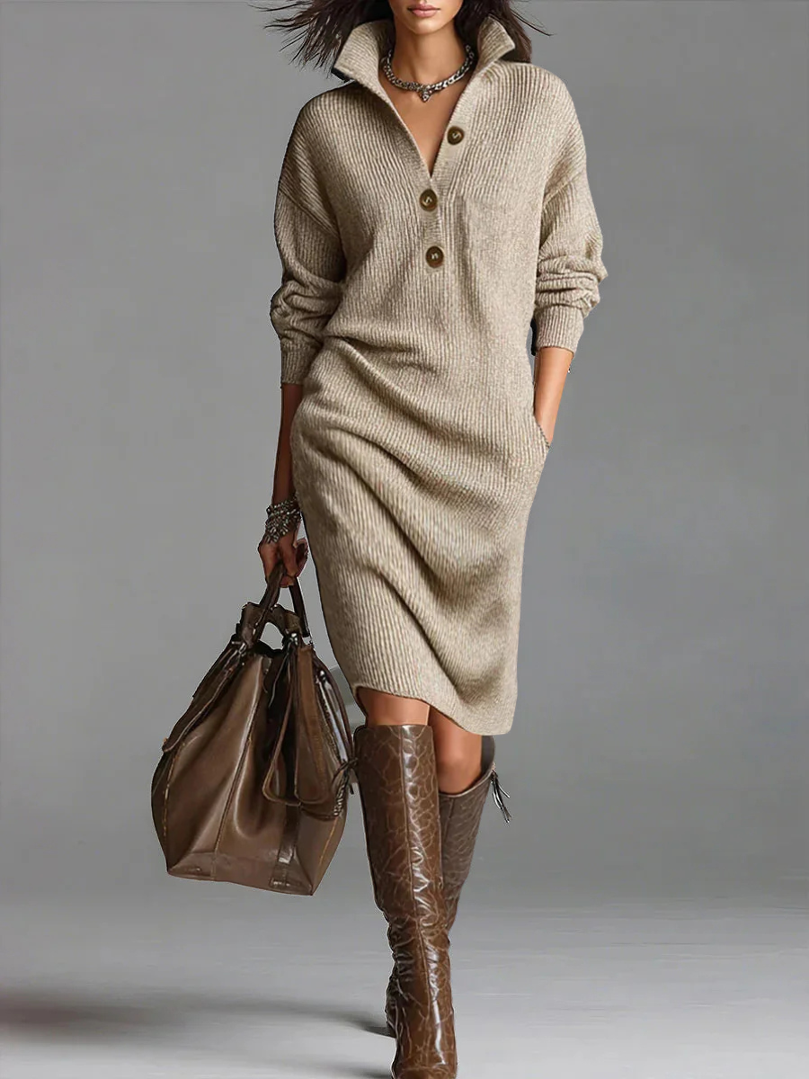 Marit - Robe midi sculptante