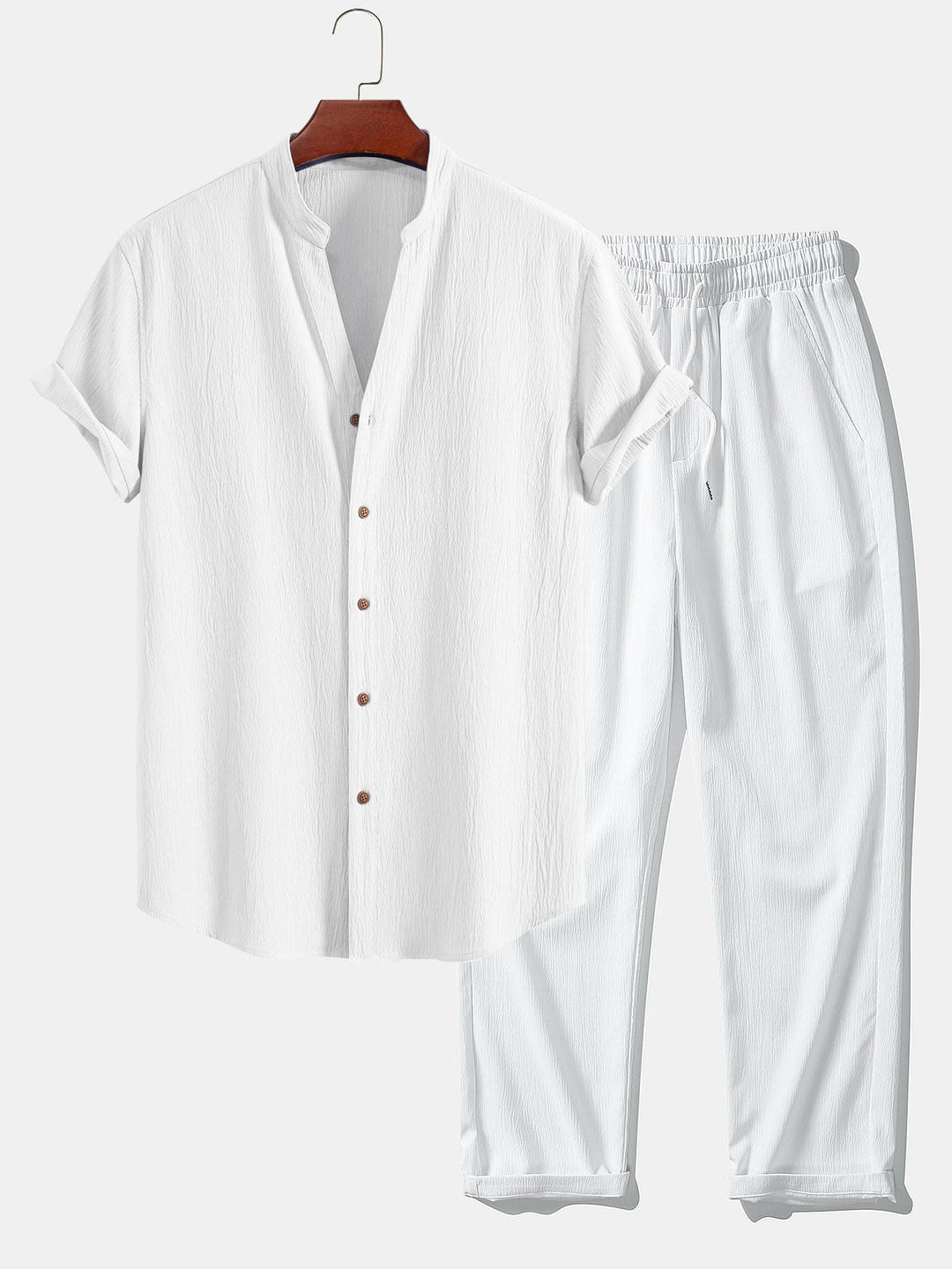 Adrian - Ensemble chemise et pantalon léger d’été