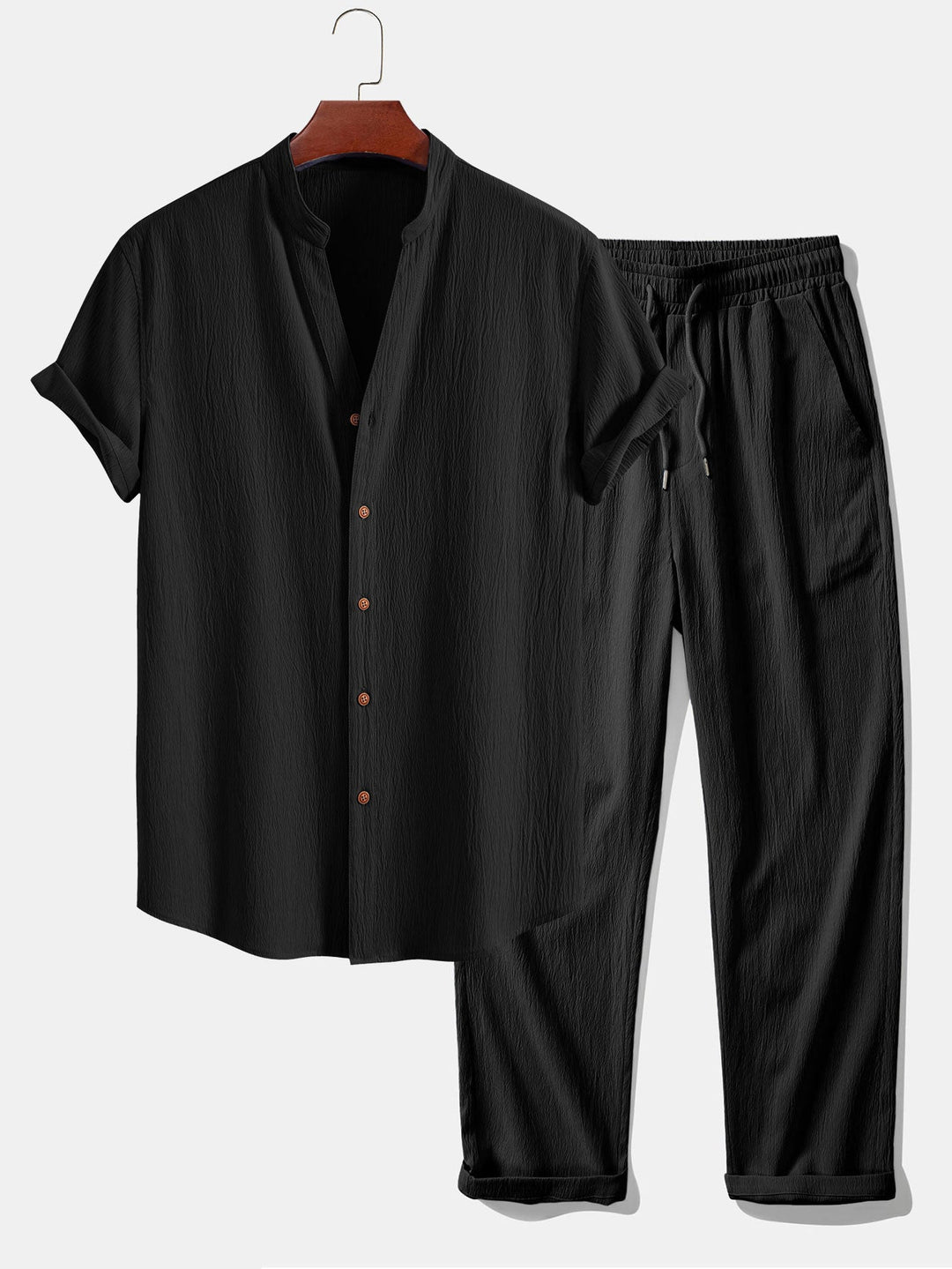 Adrian - Ensemble chemise et pantalon léger d’été