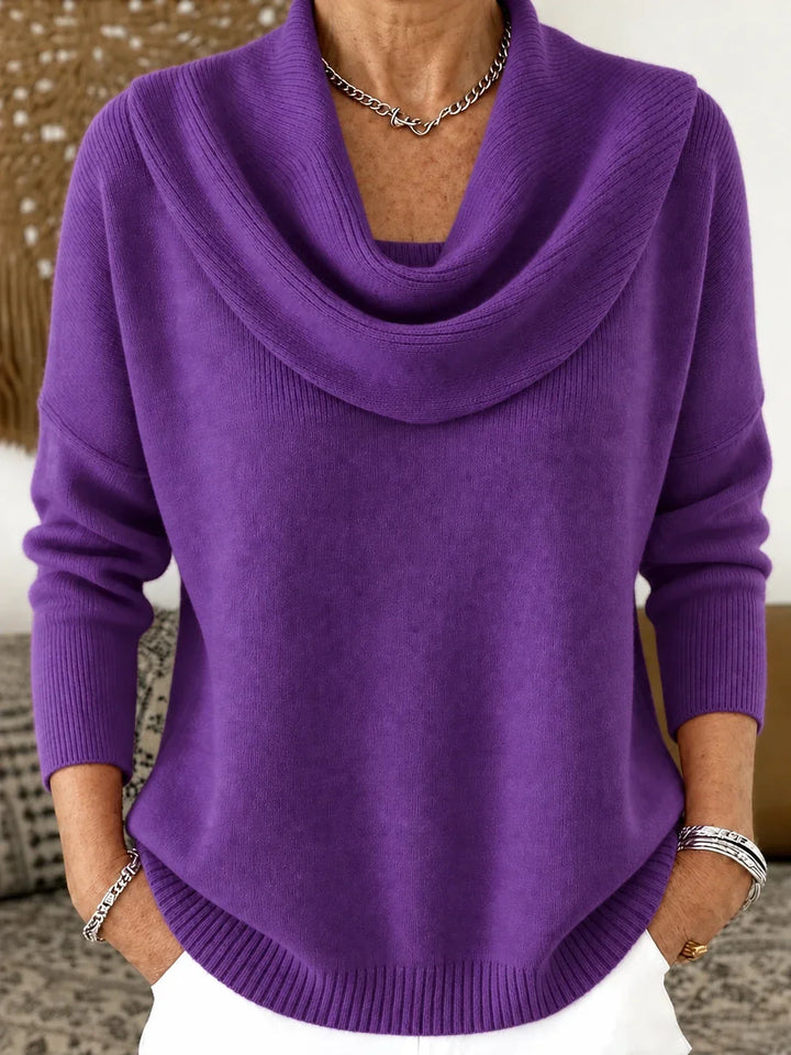 Esti - Pull doux à col bénitier