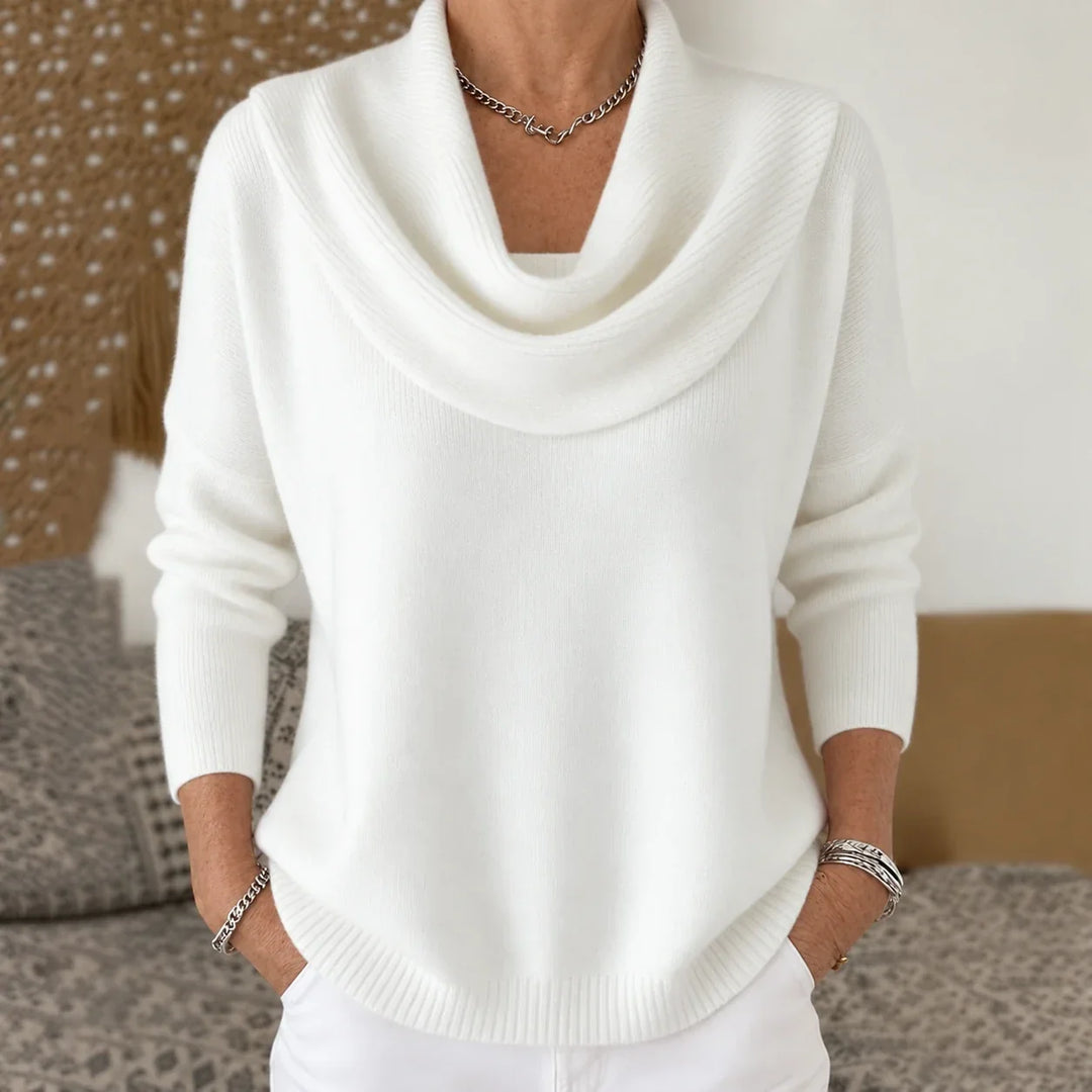 Esti - Pull doux à col bénitier