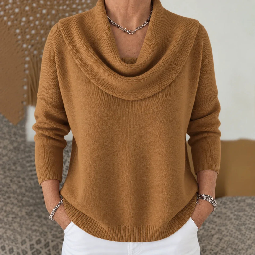 Esti - Pull doux à col bénitier