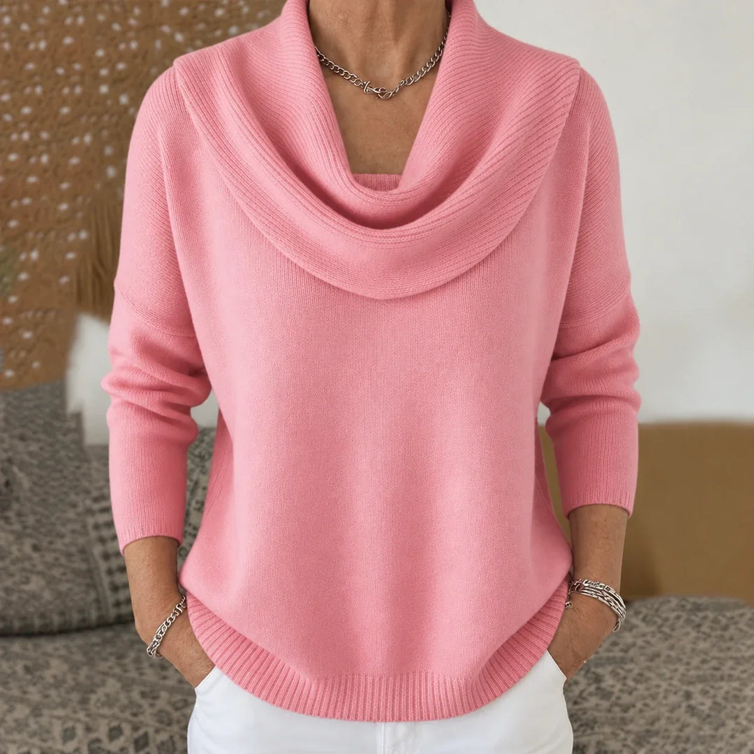 Esti - Pull doux à col bénitier