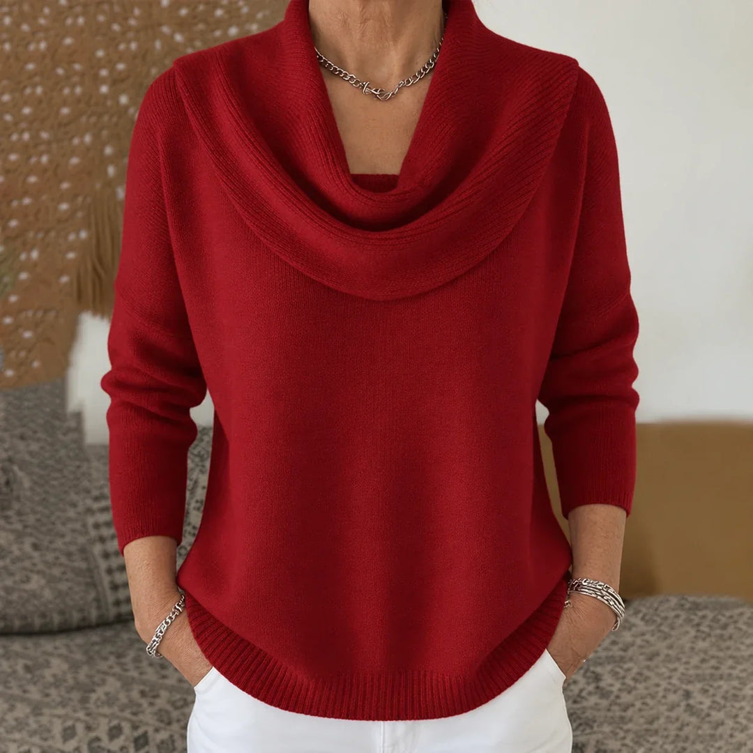 Esti - Pull doux à col bénitier