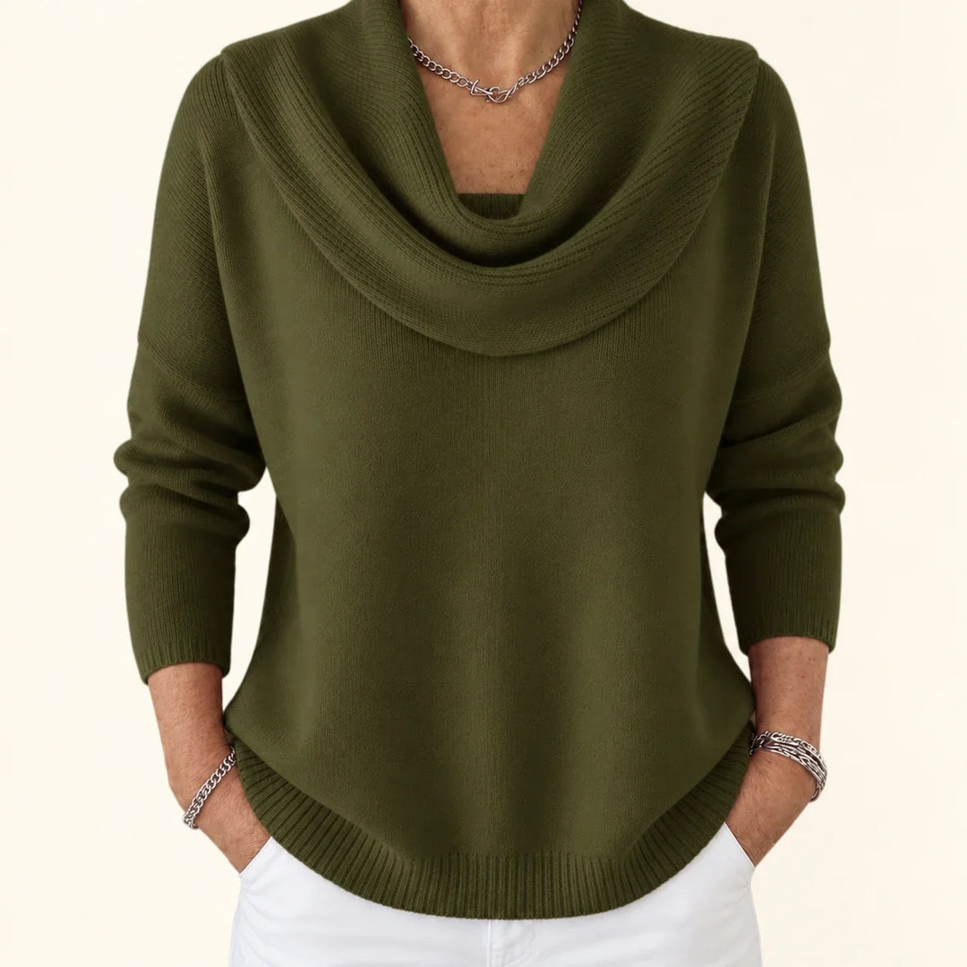 Esti - Pull doux à col bénitier