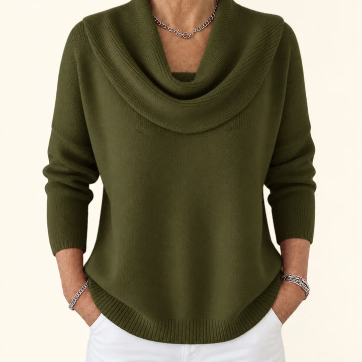 Esti - Pull doux à col bénitier