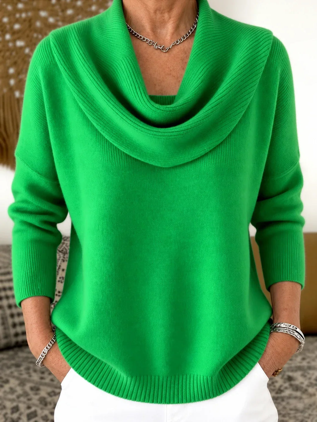 Esti - Pull doux à col bénitier