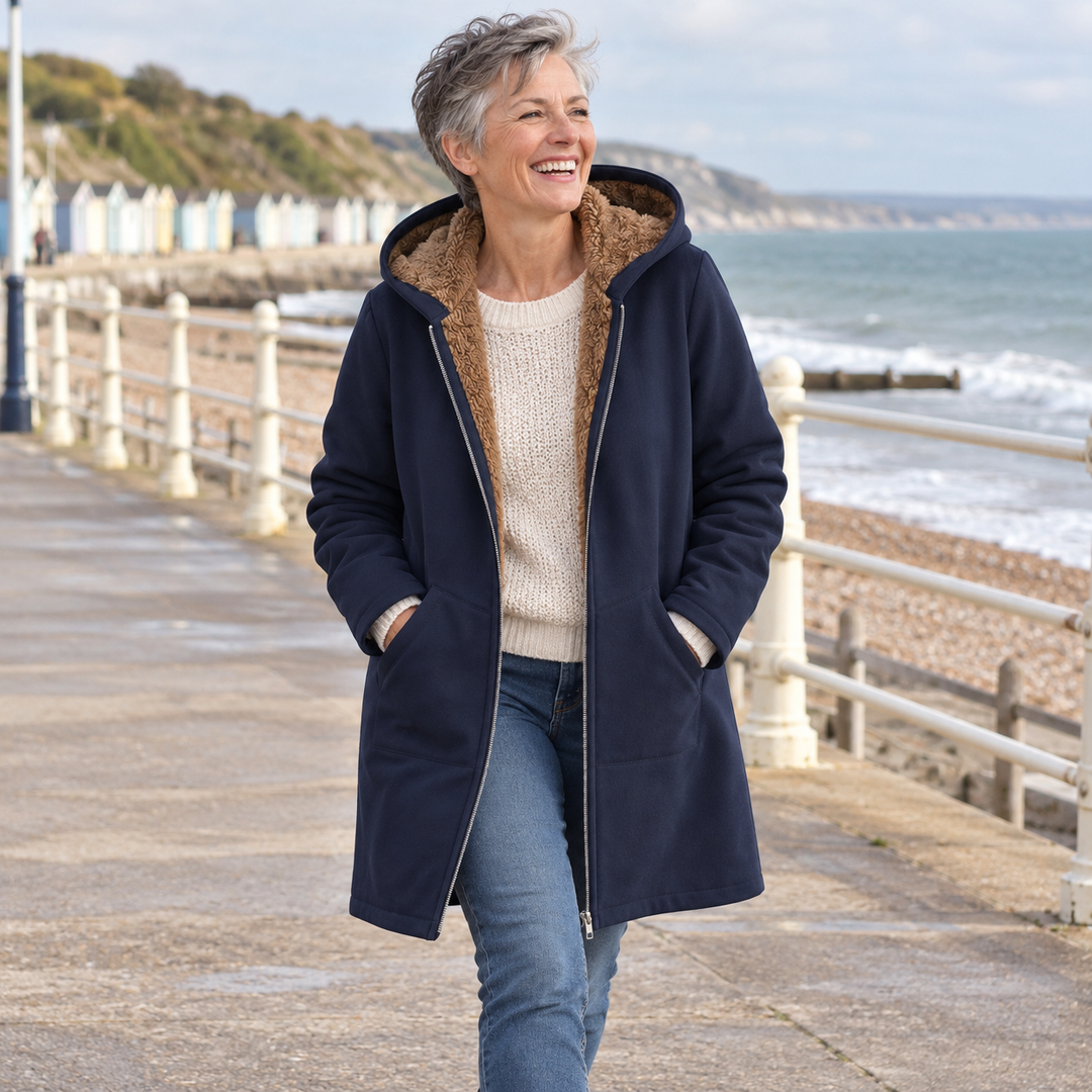 Nadja - Manteau long à capuche
