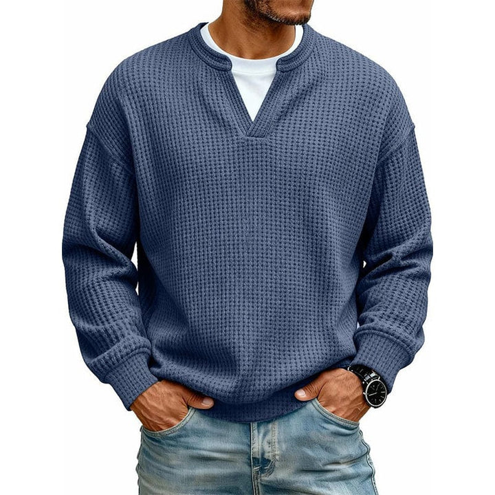 Arwel - Pull en maille texturée