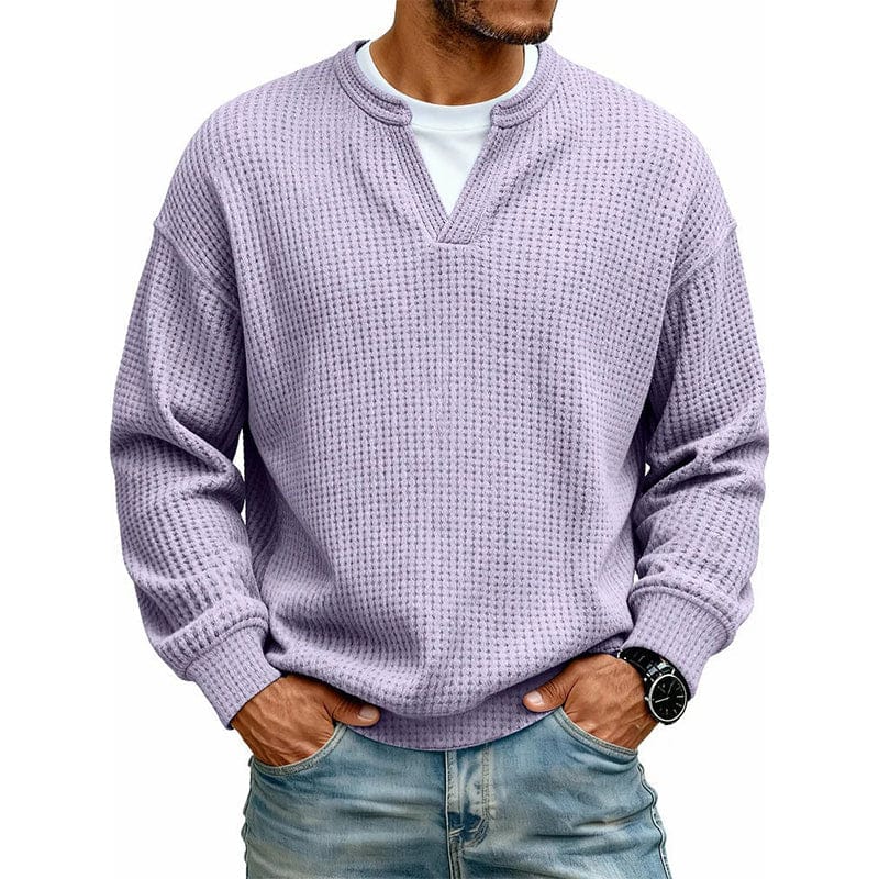 Arwel - Pull en maille texturée