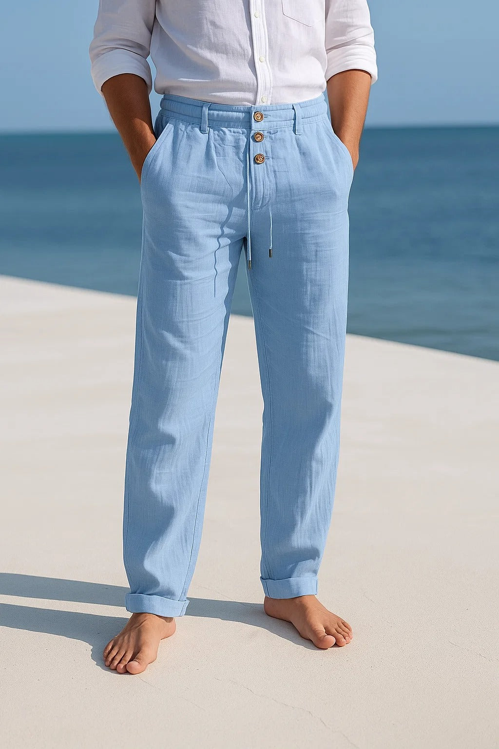 Jarven - Pantalon en lin respirant