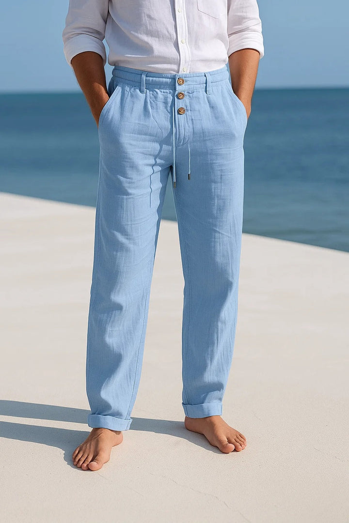 Jarven - Pantalon en lin respirant