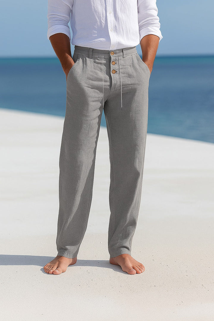 Jarven - Pantalon en lin respirant