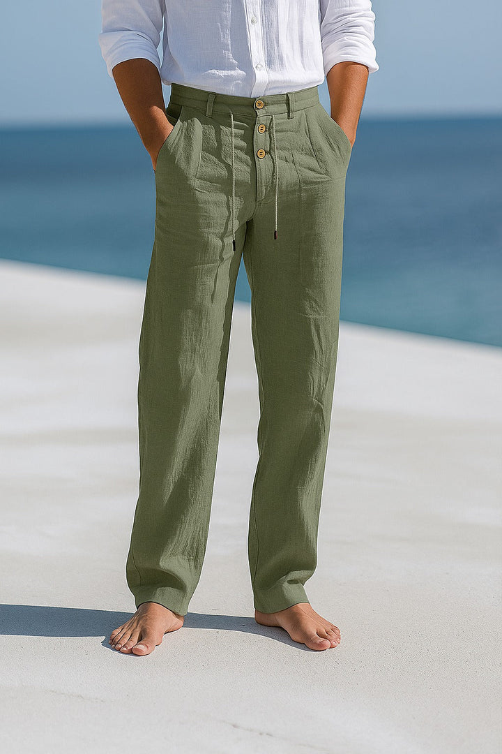 Jarven - Pantalon en lin respirant