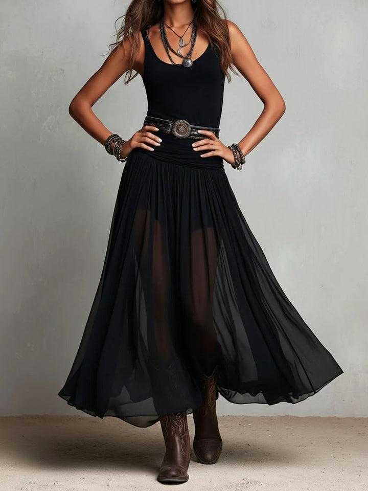 Cressina - Robe longue éthérée
