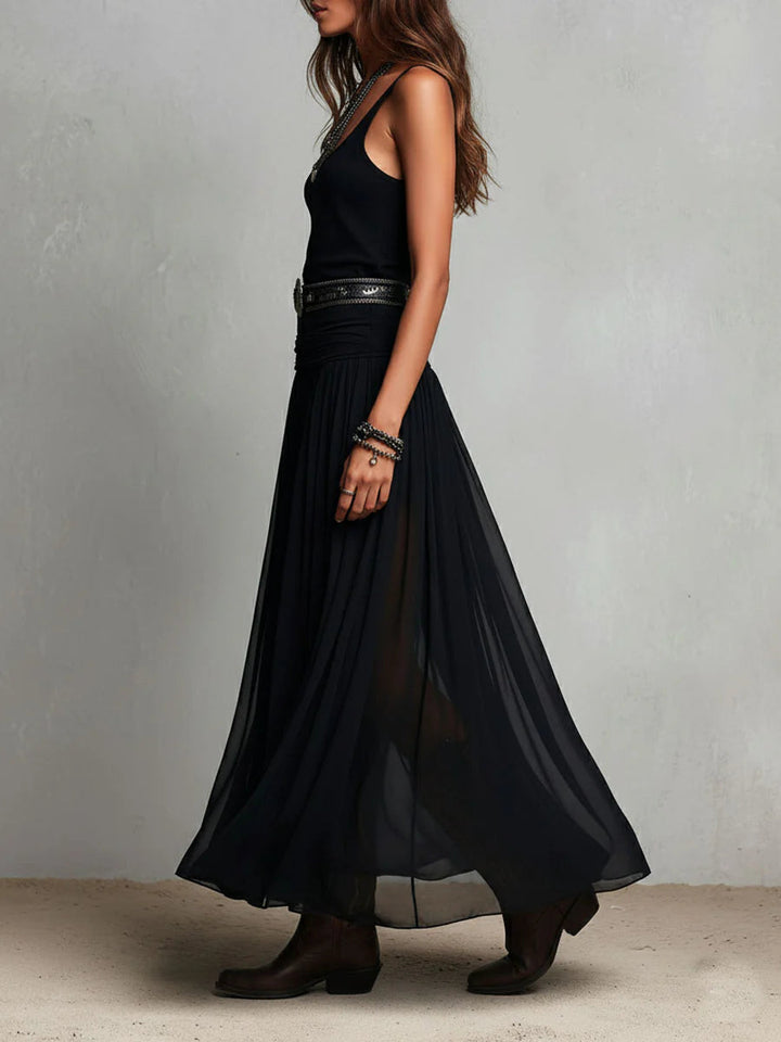 Cressina - Robe longue éthérée