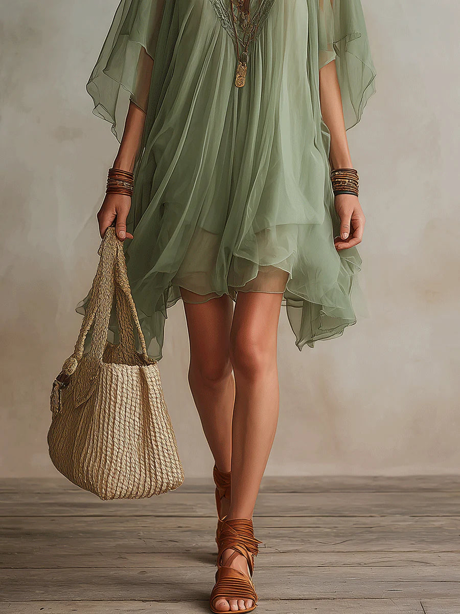 Ravenna - Mini-robe douce au toucher