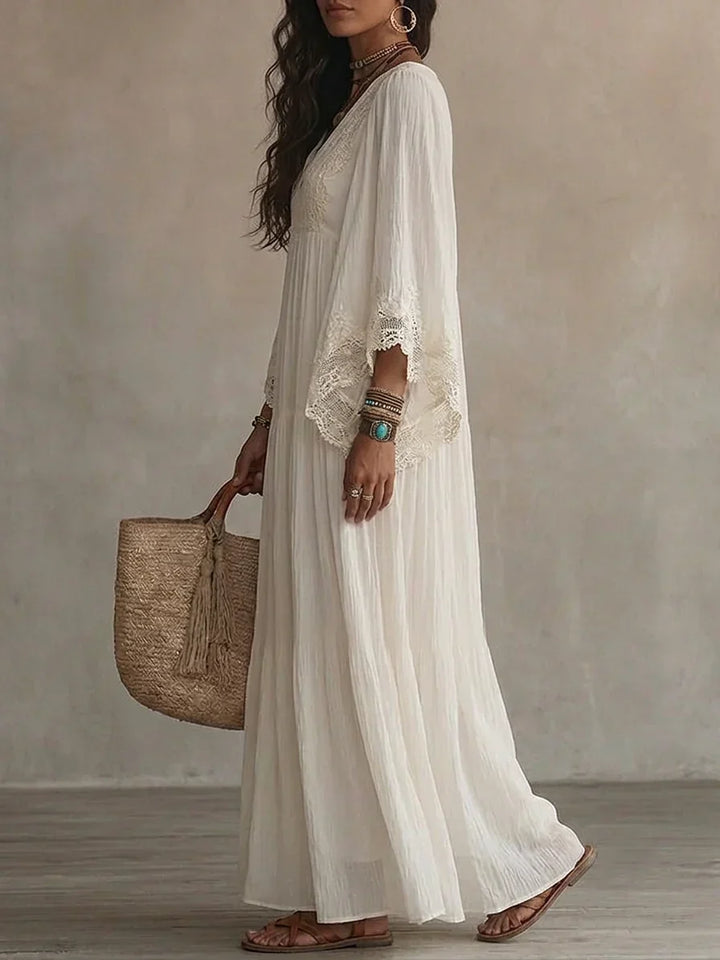 Aerinne - Robe longue plissée aérienne