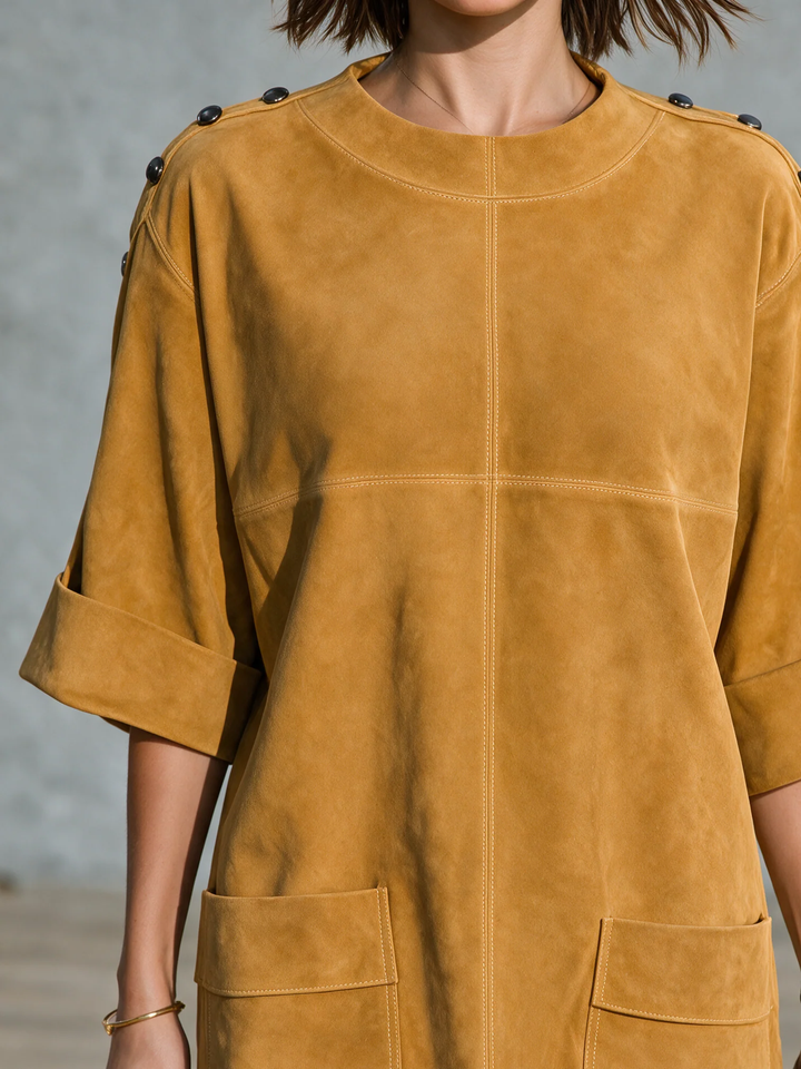 Caliandra - Mini-robe rétro veloutée