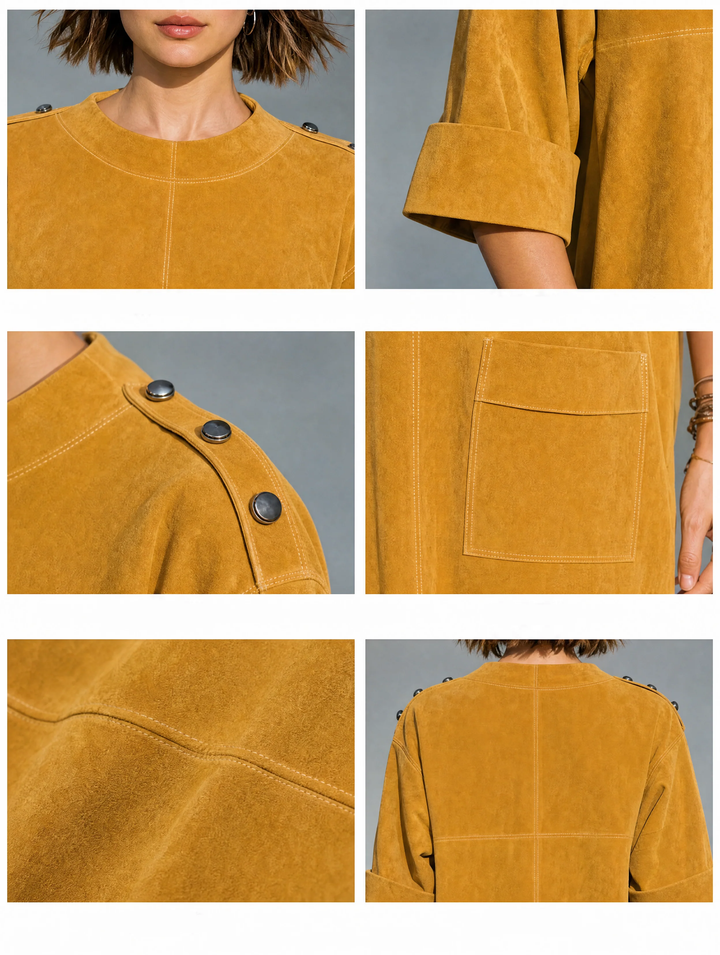 Caliandra - Mini-robe rétro veloutée