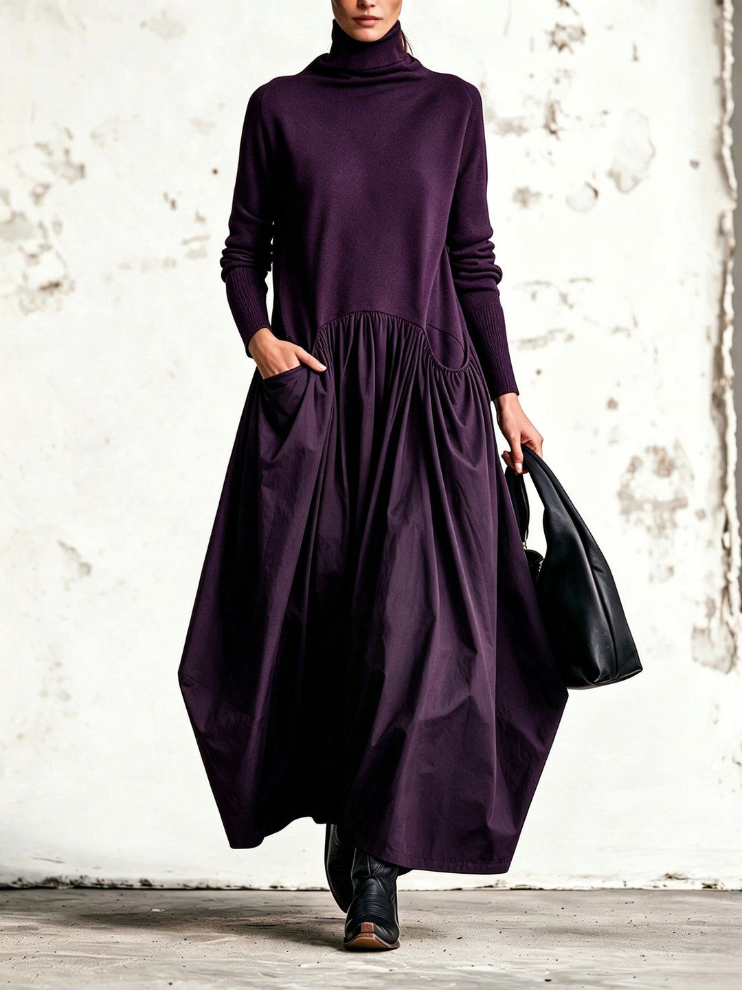 Jessa - Robe oversize au toucher doux