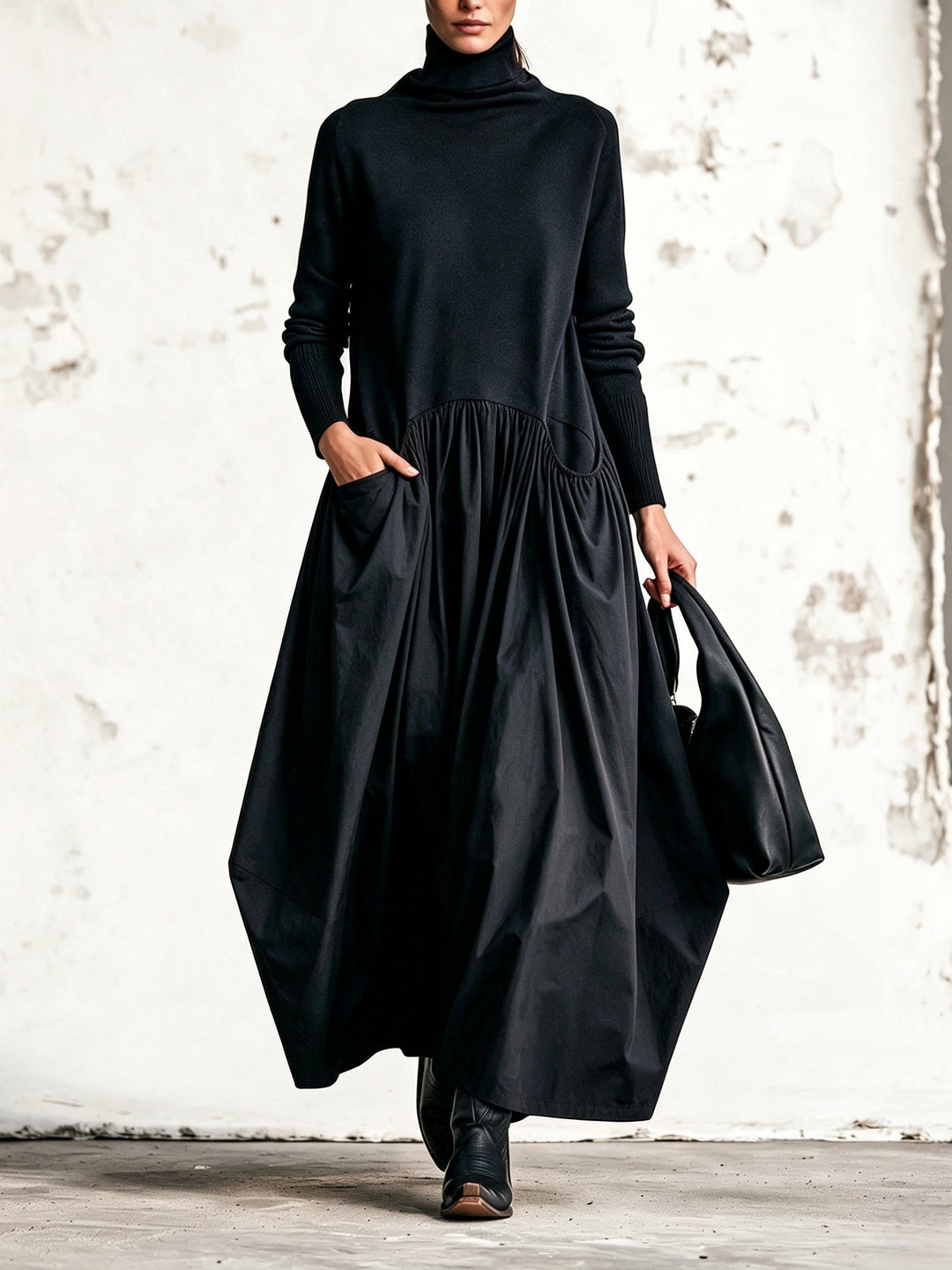Jessa - Robe oversize au toucher doux