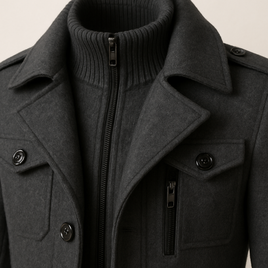 Ivan - Manteau long croisé