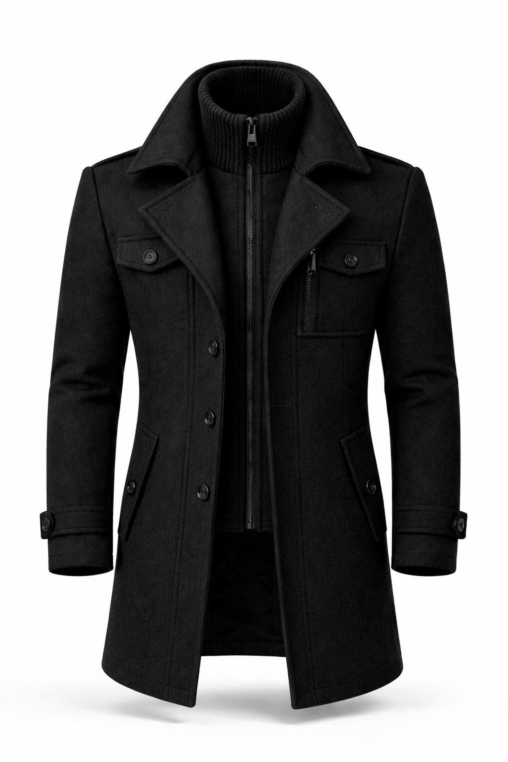 Ivan - Manteau long croisé