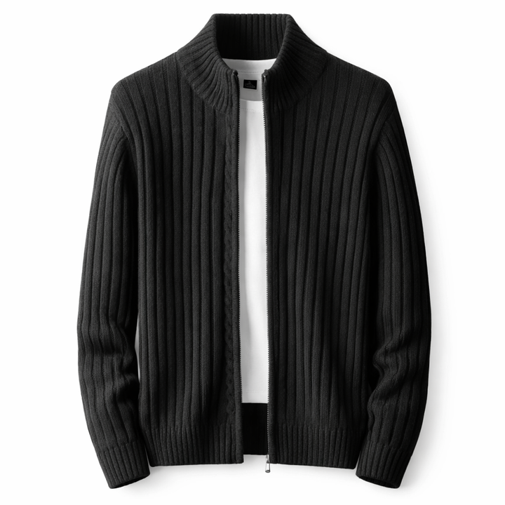 Cass - Gilet zippé structuré