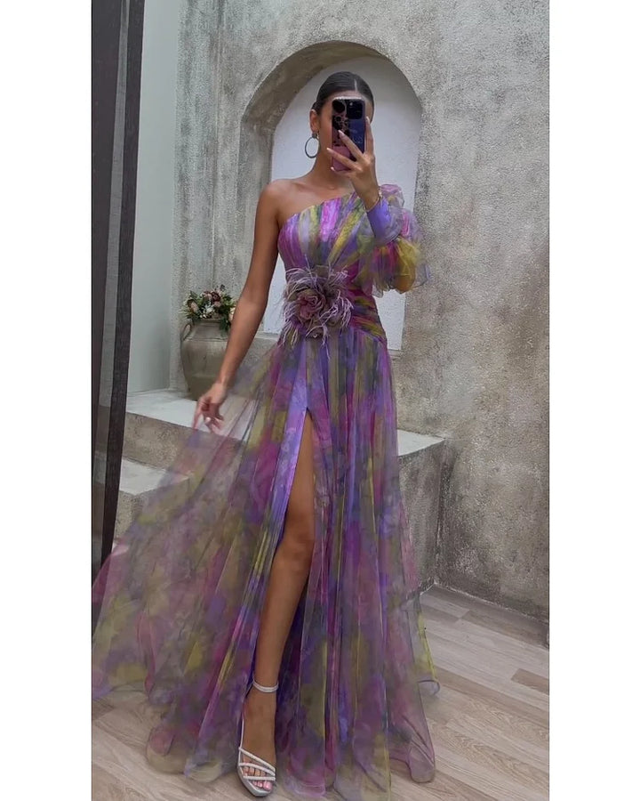 Mila - Robe à manches longues, douce au toucher