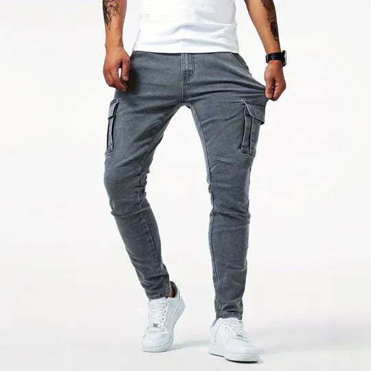 Asher - Jean cargo haut de gamme
