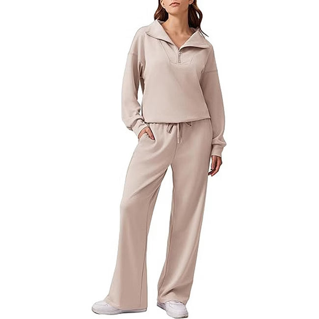 Maud - Ensemble décontracté à demi-zip