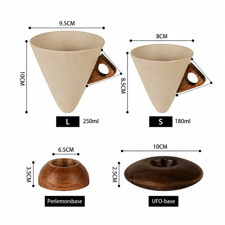 Mabel - Tasse à café conique haut de gamme