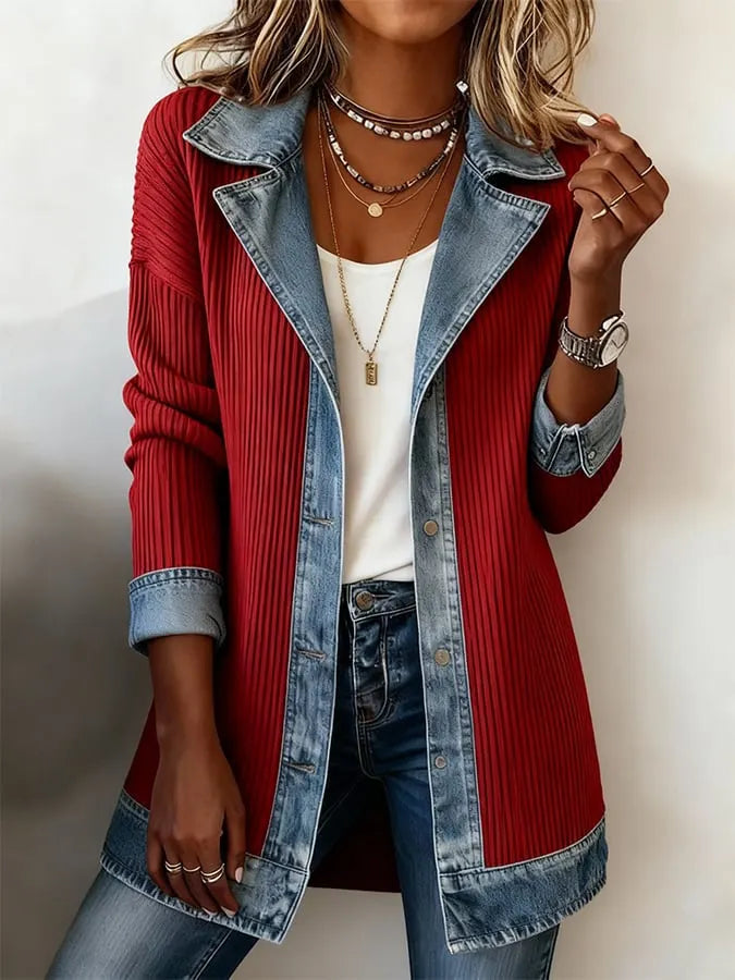 Zyrelle - Cardigan en maille à boutons, coupe décontractée
