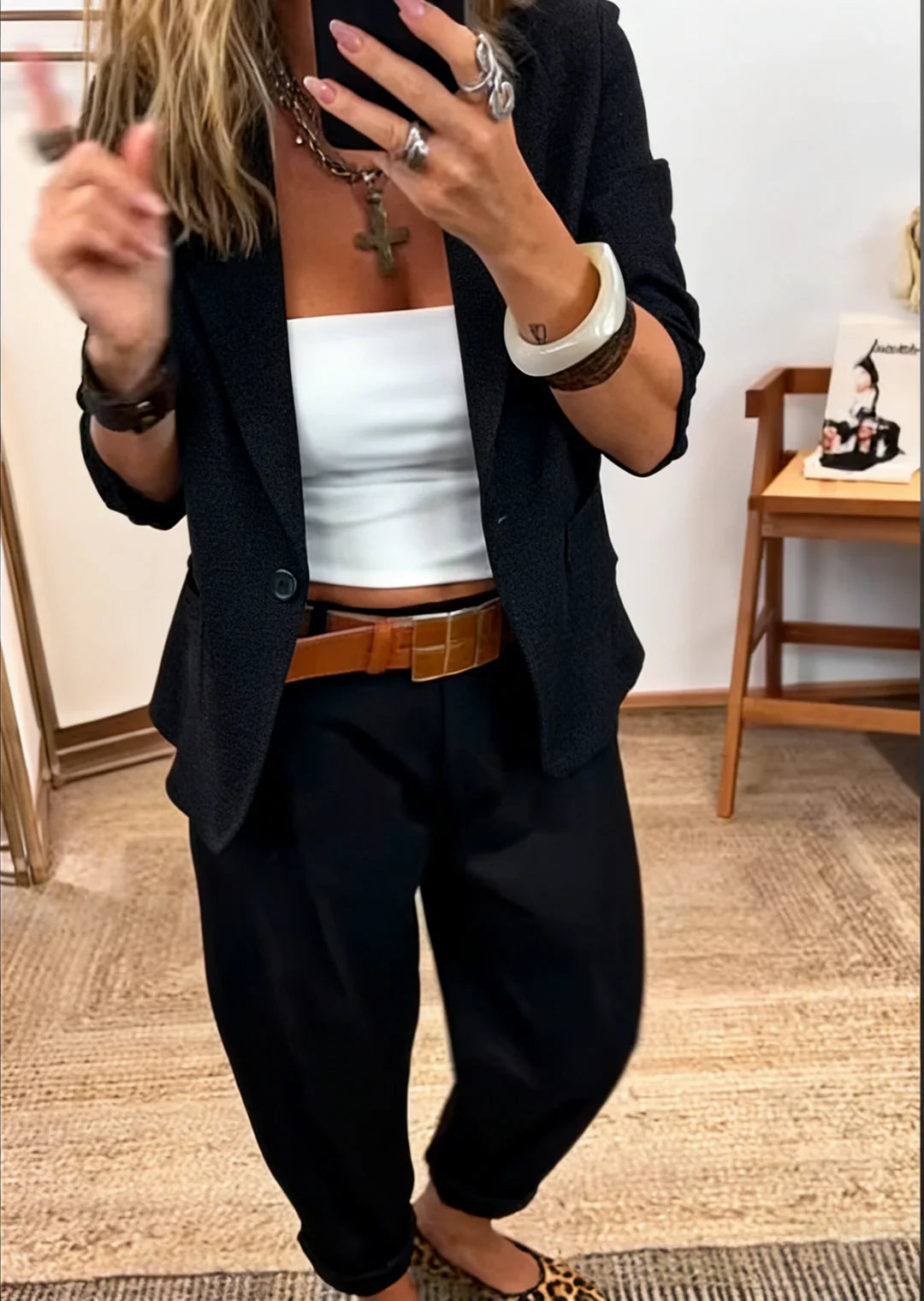 Rosina - Tailleur pantalon au toucher doux