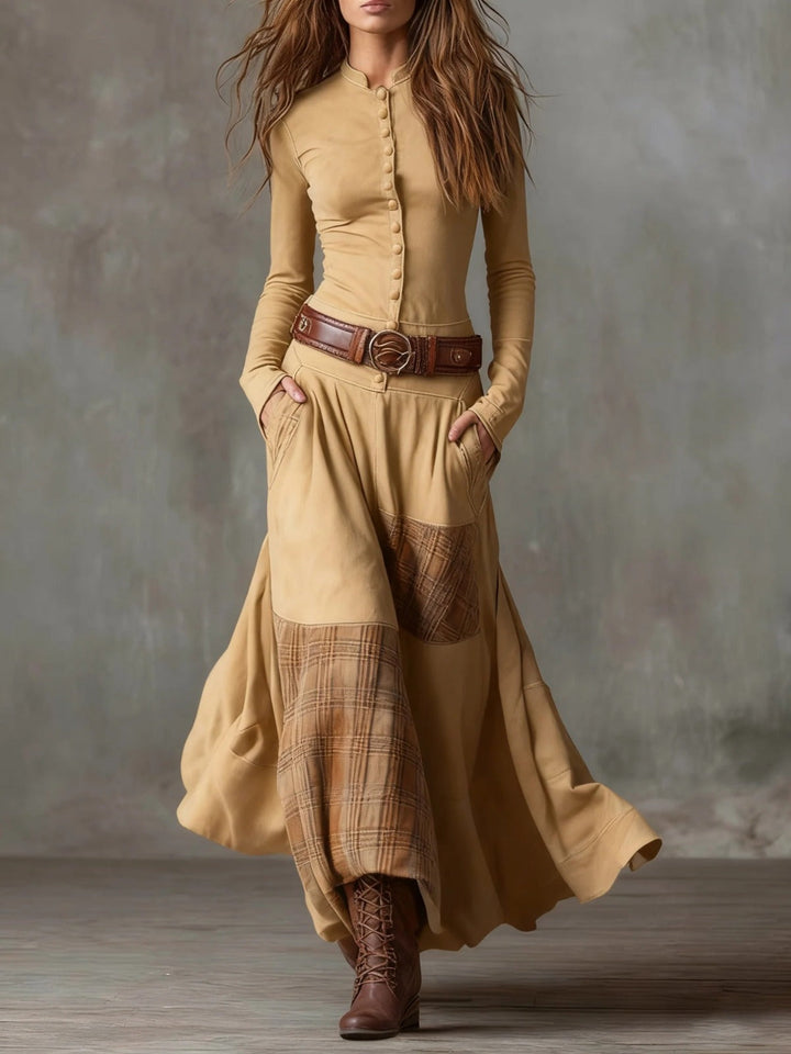 Félin - Robe en patchwork au toucher doux