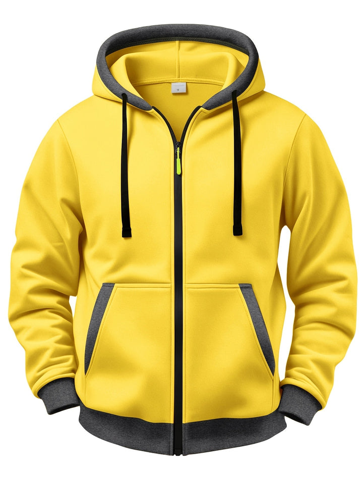 Brenner - Veste à capuche zippée au toucher doux