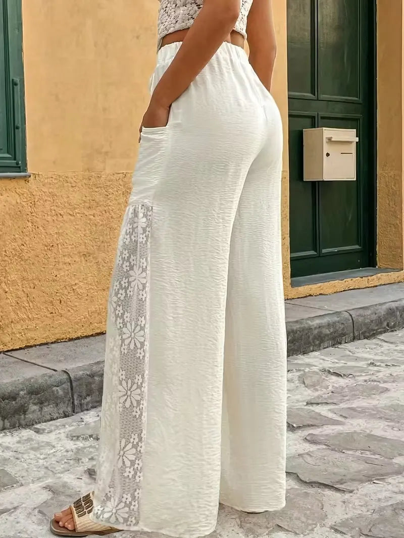 Carlotta - Pantalon en dentelle léger