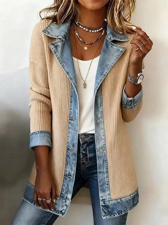 Zyrelle - Cardigan en maille à boutons, coupe décontractée