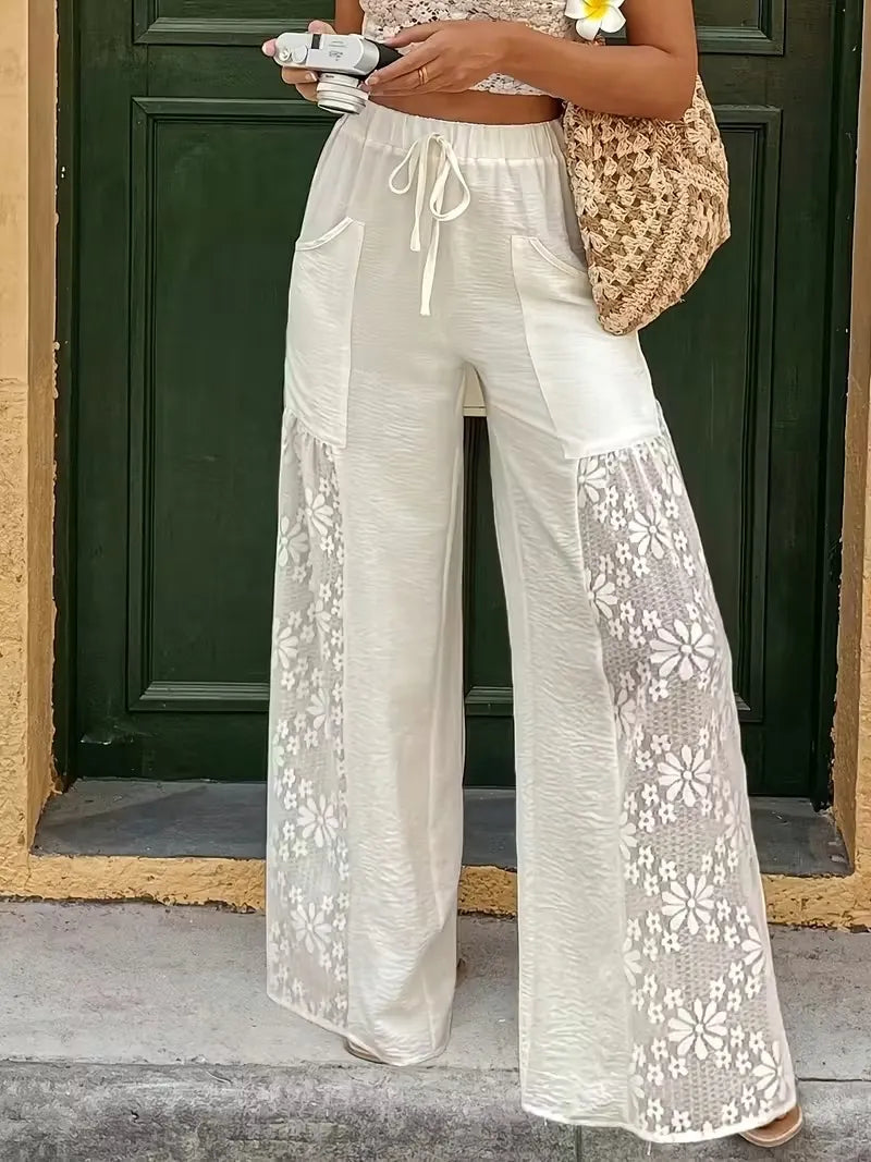 Carlotta - Pantalon en dentelle léger