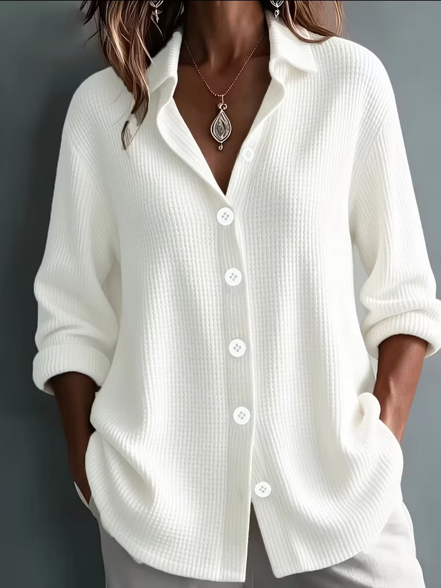 Imelda - Blouse à manches longues au toucher doux