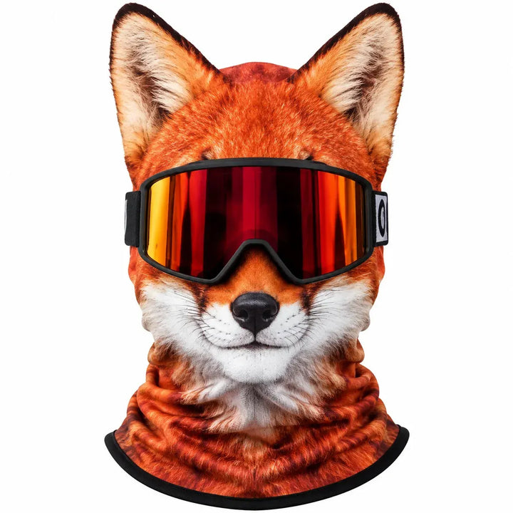 Hadren - Cagoule de ski en tissu doux avec visage d'animal