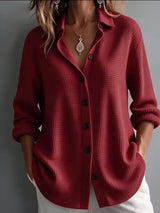 Imelda - Blouse à manches longues au toucher doux